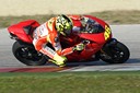 Rossi su Ducati a Misano